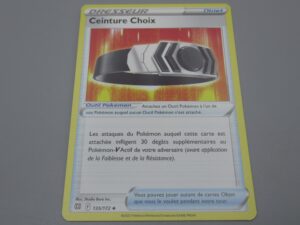 Pokemon Objet Ceinture Choix - 135/172 Losange - 2022