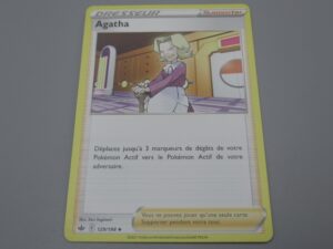 Pokemon Supporter Agatha - 129/198 Losange - 2021