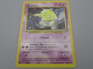 Pokemon Drowzee - Base - 49/102 Rond - 1999