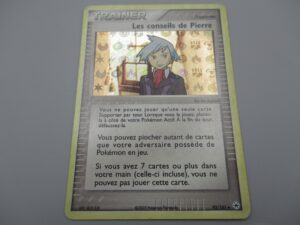 Pokemon Supporter Conseils de Pierre - Holo 92/101 Losange 2005