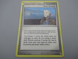 Pokemon Supporter Prof. Sorbier - 112/130 Losange - 2007