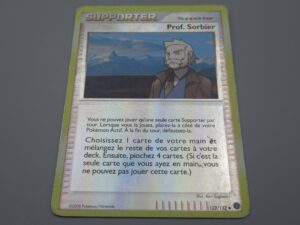 Pokemon Supporter Prof. Sorbier - Reverse 123/132 Losange - 2008