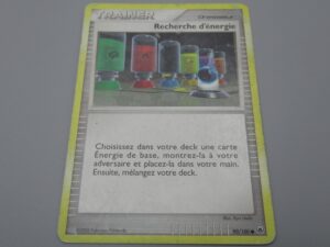 Pokemon Dresseur Recherche d'énergie - 90/100 Rond - 2008