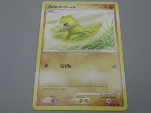 Pokemon Sabelette niv.10 - Base - 124/147 Rond - 2010