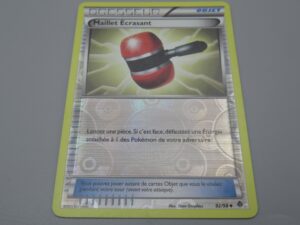 Pokemon Objet Maillet Ecrasant - Reverse - 92/98 Losange - 2011