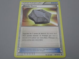 Pokemon Objet Fossile Plume - 93/101 Losange - 2012