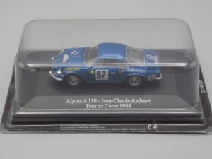 Voiture Alpine A110 Tour de corse 1969 - Hachette
