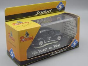 Voiture Renault 4 CV Rallye - Solido Oulins - Racing - 1919
