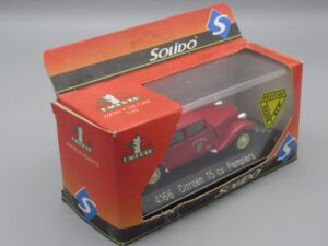 Voiture Citroën 15CV Pompier - Solido Oulins - L'age d'or - 4166