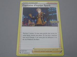 Pokemon Supporter Capitaine équipe Spark - 070/078 Losange 2022