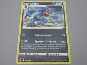 Pokemon Coatox - Niveau 1 - 110/195 Losange - 2022