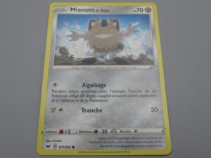 Pokemon Miaouss de Galar - Base - 127/202 Rond - 2020