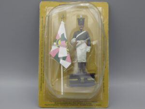 Jeu d'échec Napoléon - Tour noire - Porte-drapeau russe - Altaya