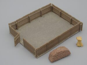 Enclos pour bétail 8 x 6 cm - Echelle H0