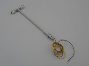 Lampadaire led double électrique 10 cm gris