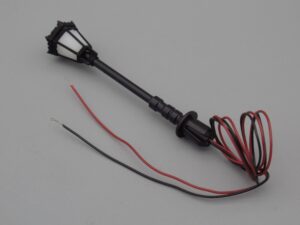 Lampadaire électrique noir 6 cm 12 volts