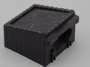 Heurtoir noir 3.5 x 3 cm