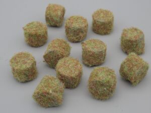 12 ballots de pailles ronds - H0