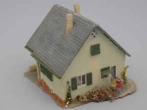 Maison de village avec fillettes - Faller B-244