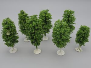 7 arbres bouleaux avec pied 8-10 cm
