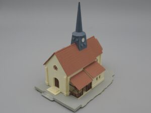 Eglise avec sa girouette à recoller - Jouef 1976