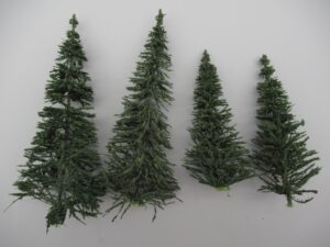 4 sapins coniques 11-15 cm