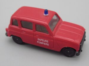 Voiture Renault R 4 Sapeurs Pompiers - Herpa
