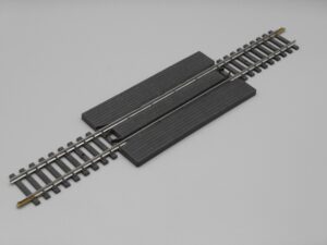 Rail droit 24.7 cm passage à niveau - Jouef 677