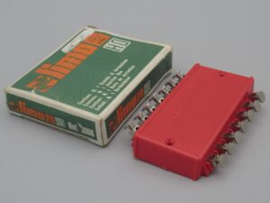 Plaque distributrice 2 x 7 bornes rouge - Lima 3066