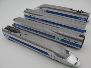 Rame TGV atlantique gris bleu - Jouef