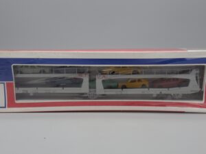 Wagon porte voiture STVA 2087 SNCF et 8 voitures - Jouef 6571