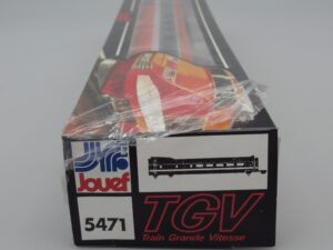 Wagon voiture TGV sud-est avec bogie intermédiaire - Jouef 5471