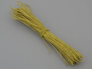 Bobine de fils électrique jaune 15g
