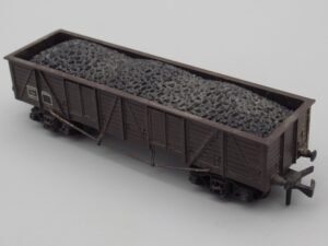 Wagon tombereau SNCF Tyw 802411 avec charbon - HOrnby acH0