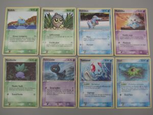 Pokemon 8 cartes EX - Légendes Oubliées - Rond 2005