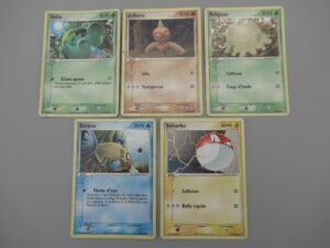 Pokemon 5 cartes EX - Emeraude - Rond 2005
