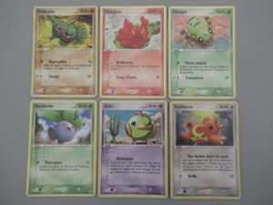 Pokemon 6 cartes EX - Forces Cachées - Rond 2006