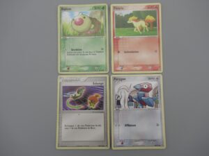 Pokemon 4 cartes EX - Espèce Delta - Rond 2006