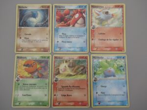 Pokemon 6 cartes EX - Fantômes Holon - Rond 2006