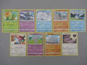 Pokemon 9 cartes Soleil et Lune - Ombres Ardentes - Rond 2017