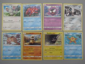 Pokemon 8 cartes Soleil & Lune - Invasion Carmin - Rond 2017