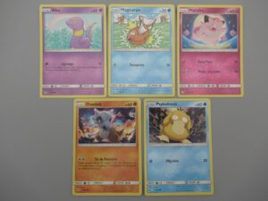 Pokemon 5 cartes Soleil & Lune - Destinées Occultes - Rond 2019