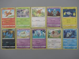 Pokemon 17 cartes Epée & bouclier - Tempête Argentée - Rond 2022