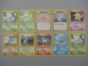 Pokemon 10 cartes Set de base - Rond 1999