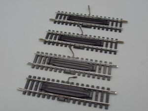 4 rails droits 12.35 cm de dételage - Jouef 480