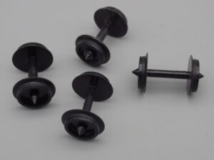 4 essieux 11.5 mm en plastique noir