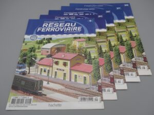 5 fascicules Construisez votre réseau ferroviaire - Hachette