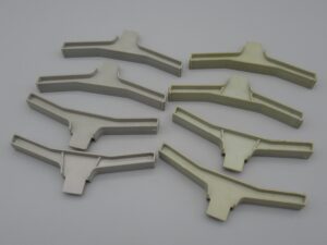 8 supports de piste 387 - Linteau gris - Circuit routier Jouef