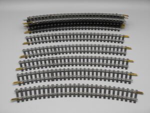 12 rails courbes R=385 30° - Jouef