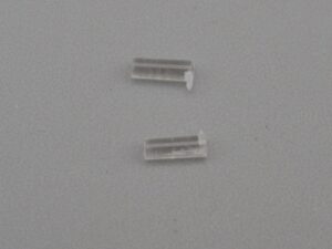 2 lentilles de phare cylindrique 1.5 mm pour motrice - Athearn
